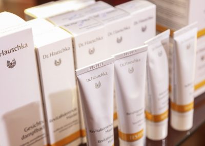 Dr. Hauschka care products: revitalizing mask and facial steam bath