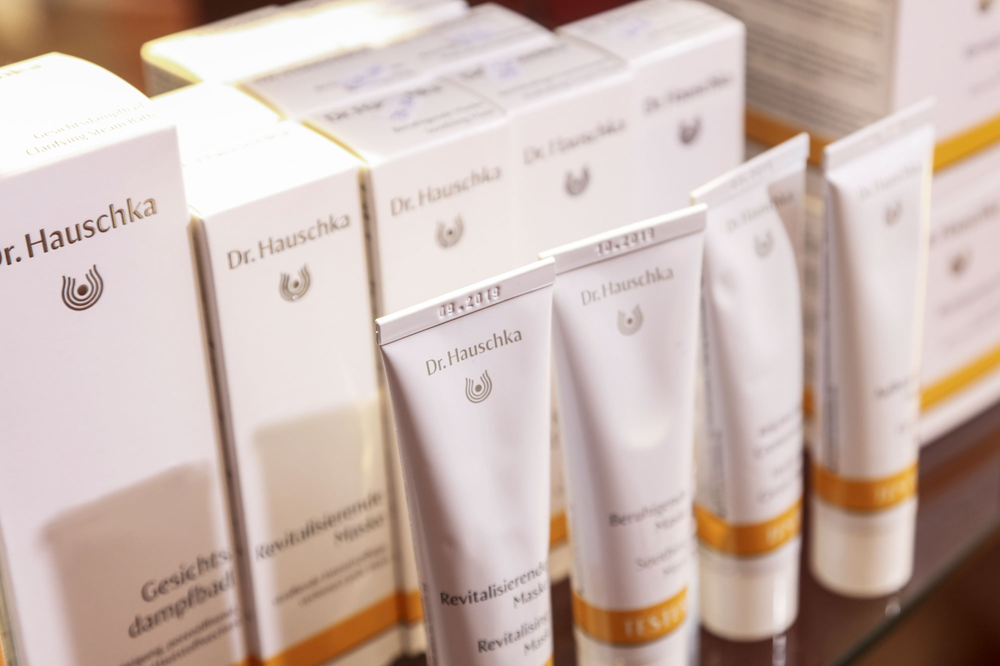 Dr. Hauschka care products: revitalizing mask and facial steam bath