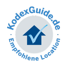 Siegel kodex-zertifiziert vom KodexGuide.de empfohlene Location